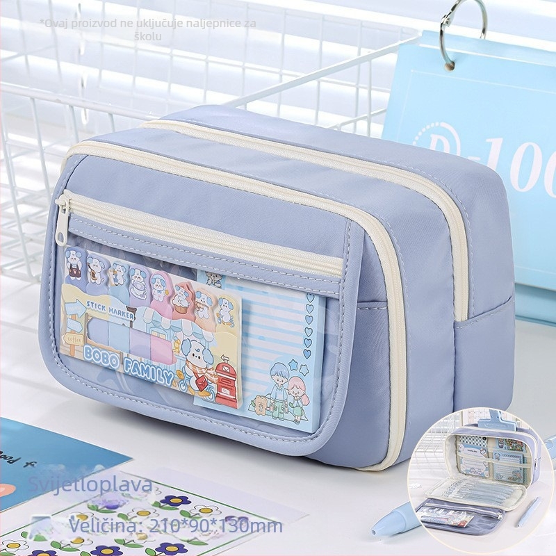 Kapibala pernica, velika kapaciteta, otporna na mrlje od Oxford materijala, za učenike osnovne škole, prilagodljiva