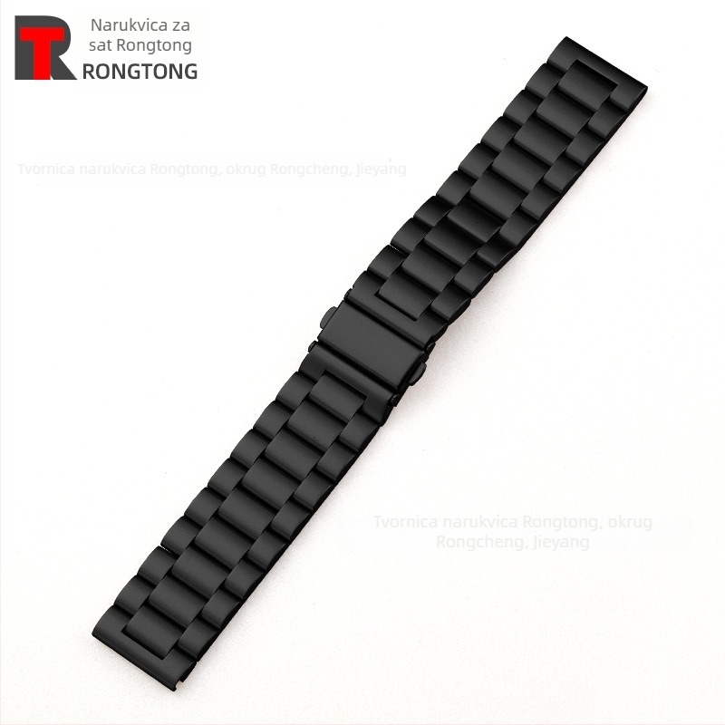 Metalni kaiš za Apple Watch s preklopnom kopčom (Materijal: Metal; Kompatibilnost: Opći modeli Apple Watch; Težina: 90 g; Predstavljen: 2021)