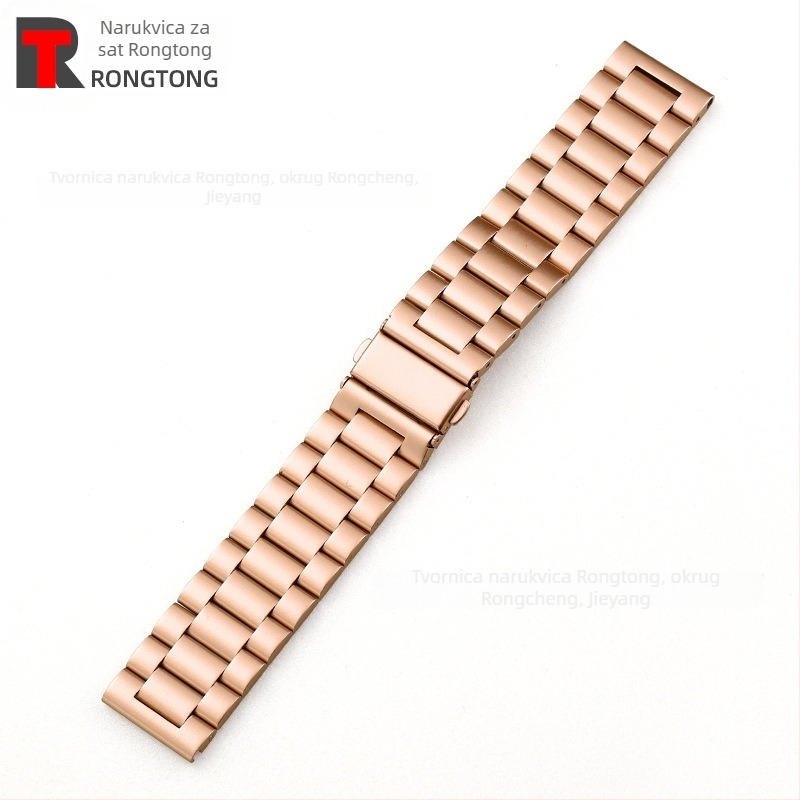 Metalni kaiš za Apple Watch s preklopnom kopčom (Materijal: Metal; Kompatibilnost: Opći modeli Apple Watch; Težina: 90 g; Predstavljen: 2021)