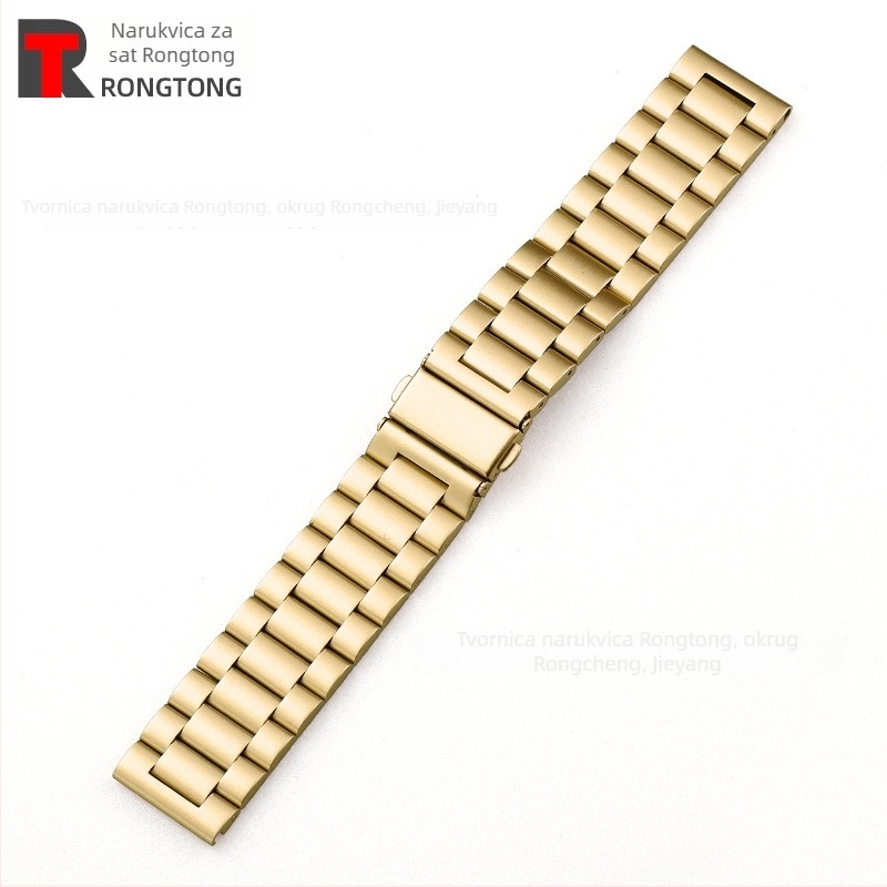 Metalni kaiš za Apple Watch s preklopnom kopčom (Materijal: Metal; Kompatibilnost: Opći modeli Apple Watch; Težina: 90 g; Predstavljen: 2021)