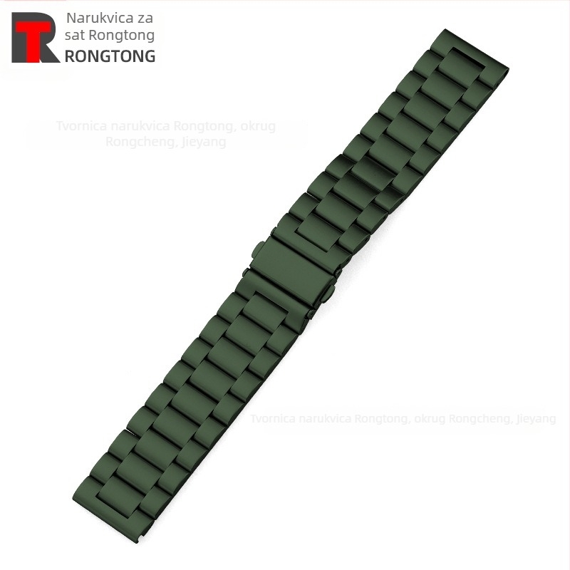 Metalni kaiš za Apple Watch s preklopnom kopčom (Materijal: Metal; Kompatibilnost: Opći modeli Apple Watch; Težina: 90 g; Predstavljen: 2021)