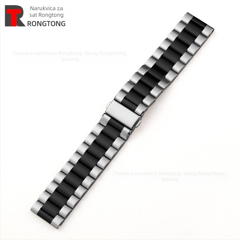 Metalni kaiš za Apple Watch s preklopnom kopčom (Materijal: Metal; Kompatibilnost: Opći modeli Apple Watch; Težina: 90 g; Predstavljen: 2021)