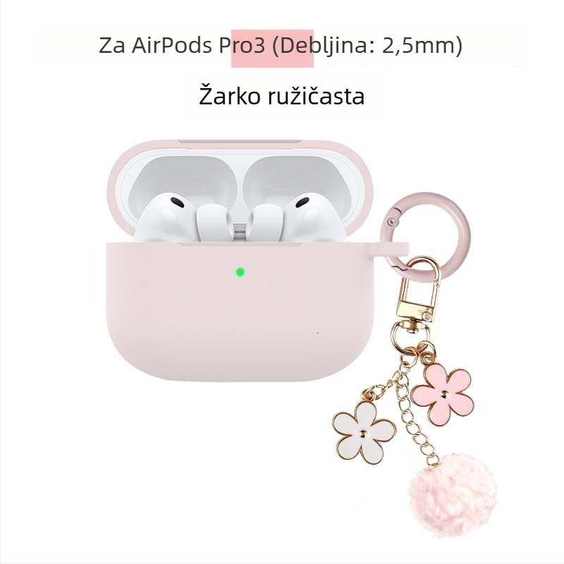 Zaštitni etui za AirPods Pro 3 i AirPods 4. generacije – silikon, injekcijsko oblikovanje, kompatibilan s Apple