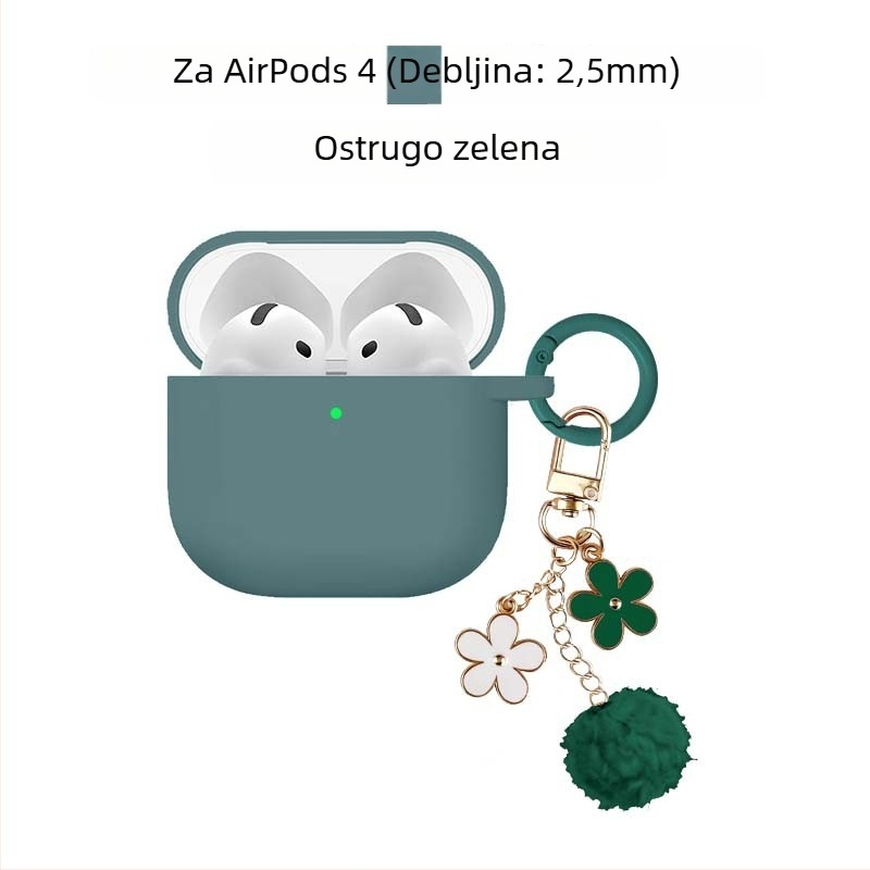 Zaštitni etui za AirPods Pro 3 i AirPods 4. generacije – silikon, injekcijsko oblikovanje, kompatibilan s Apple