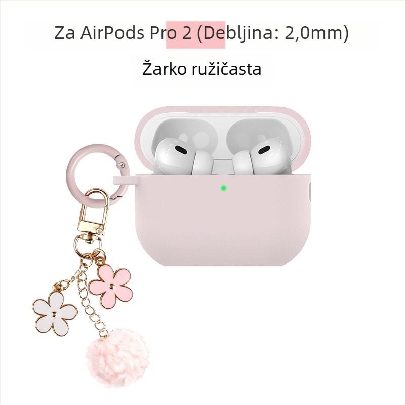 Zaštitni etui za AirPods Pro 3 i AirPods 4. generacije – silikon, injekcijsko oblikovanje, kompatibilan s Apple