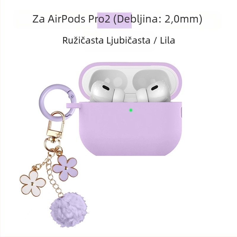 Zaštitni etui za AirPods Pro 3 i AirPods 4. generacije – silikon, injekcijsko oblikovanje, kompatibilan s Apple