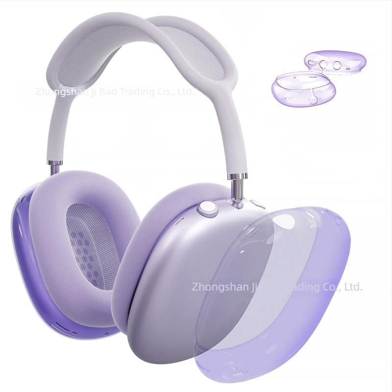 AirPods Max zaštitni kućište od TPU — prijenosna mekana ovojnica s ugraviranom površinom, kompatibilno s AirPods Max