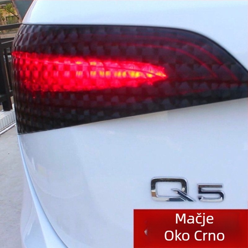 Zaštitna folija za prednja i stražnja svjetla automobila, promjena boje, sjajni prozirni završetak, PVC, Rabbit hard