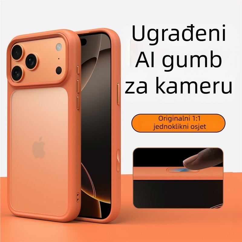Čvrsta futrola za iPhone 17 seriju – mat završna obrada, magnetsko prianjanje, zaštita od padova, TPU+PC, kompatibilno s iPhone 17 Pro Max/Pro/17/Air