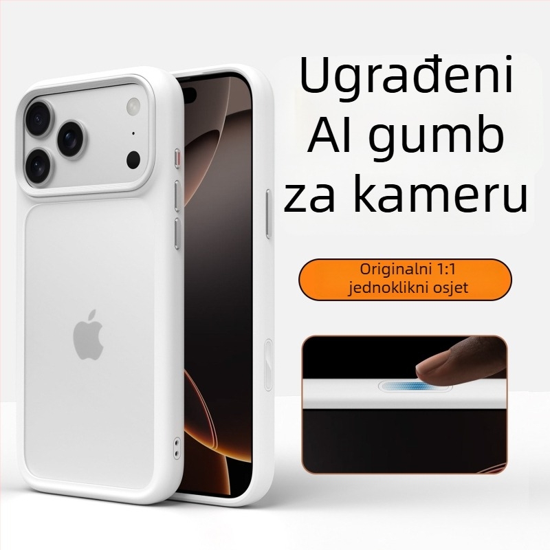 Čvrsta futrola za iPhone 17 seriju – mat završna obrada, magnetsko prianjanje, zaštita od padova, TPU+PC, kompatibilno s iPhone 17 Pro Max/Pro/17/Air