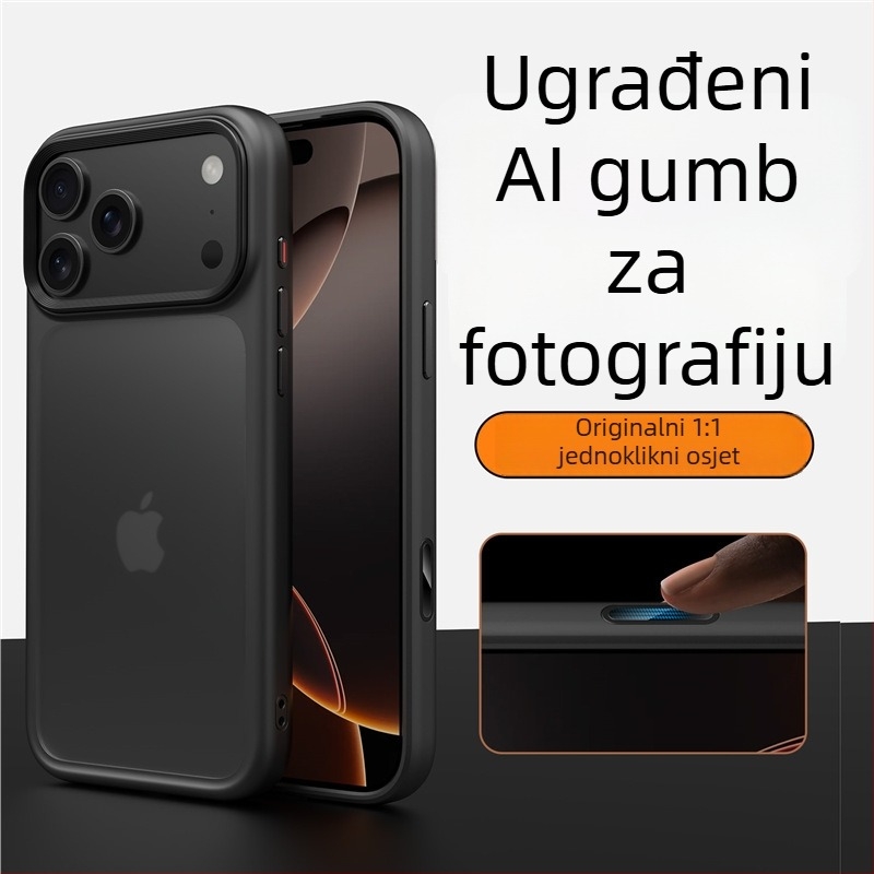 Čvrsta futrola za iPhone 17 seriju – mat završna obrada, magnetsko prianjanje, zaštita od padova, TPU+PC, kompatibilno s iPhone 17 Pro Max/Pro/17/Air