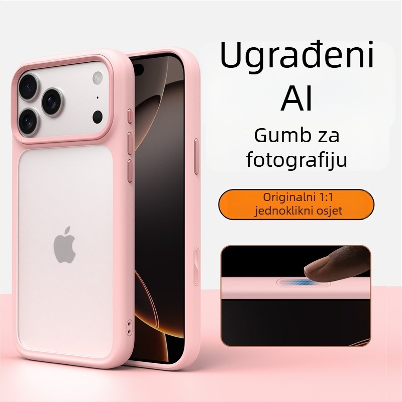 Čvrsta futrola za iPhone 17 seriju – mat završna obrada, magnetsko prianjanje, zaštita od padova, TPU+PC, kompatibilno s iPhone 17 Pro Max/Pro/17/Air