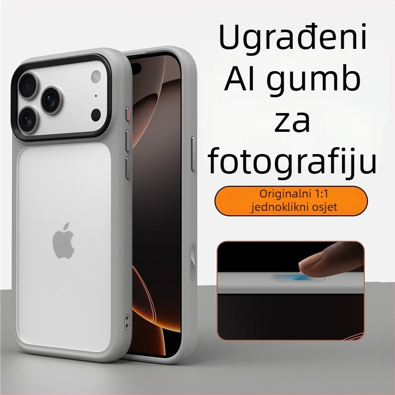 Čvrsta futrola za iPhone 17 seriju – mat završna obrada, magnetsko prianjanje, zaštita od padova, TPU+PC, kompatibilno s iPhone 17 Pro Max/Pro/17/Air