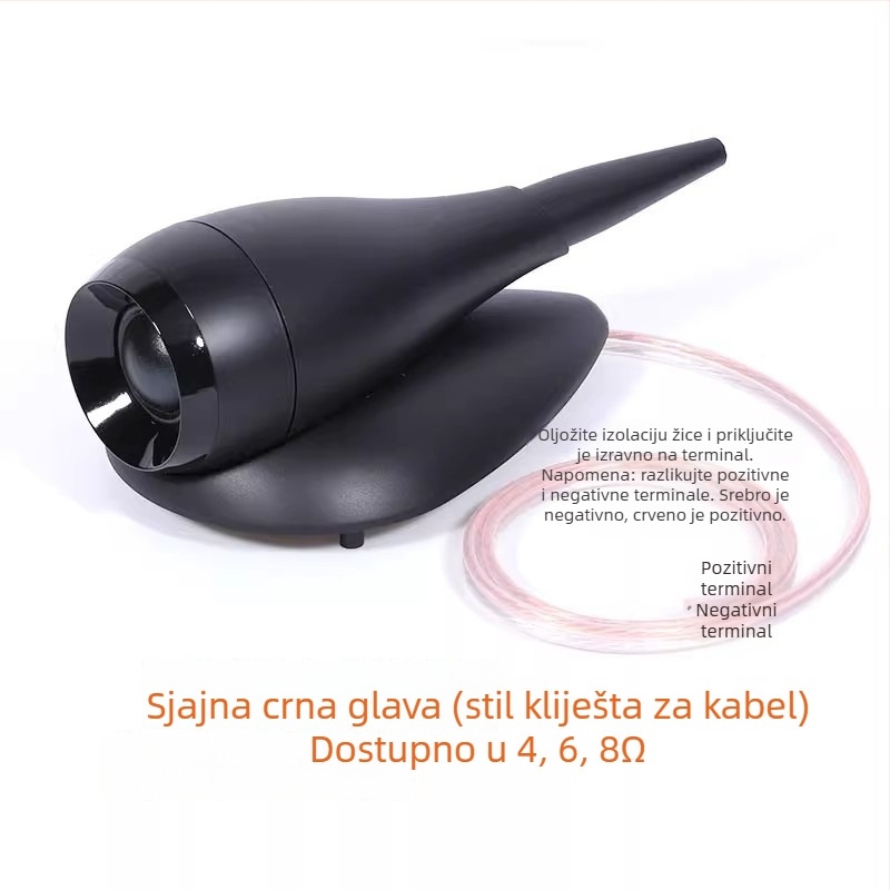 Vanjski visokotonac s dijafragmom od svile, unutarnji magnetski krug, 25-jezgreni svilenog filma, Hi‑Fi