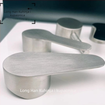 Kuhinjska slavina s držačem od nehrđajućeg čelika – toplo/hladno prekidač, moderni minimalizam