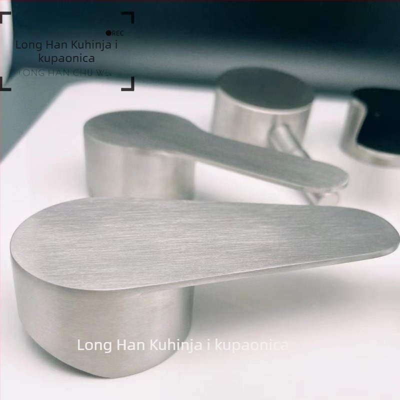 Kuhinjska slavina s držačem od nehrđajućeg čelika – toplo/hladno prekidač, moderni minimalizam