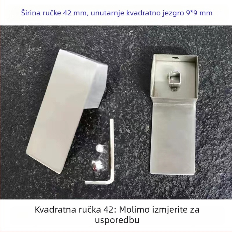 Kuhinjska slavina s držačem od nehrđajućeg čelika – toplo/hladno prekidač, moderni minimalizam