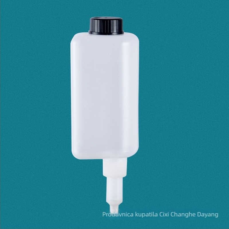 Dvojno-glavni ručni dozator sapuna, plastični, zidni, ručno pritiskanje, 600 g, moderni minimalistički dizajn