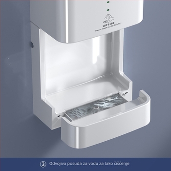 Zidni automatski raspršivač za dezinfekciju s indukcijom, ABS, oksidacijski tretman, moderni minimalistički stil