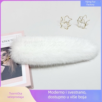 Kristalni privjesak s umjetnim lisjim repom, privjesak za torbicu od umjetnog krzna, cosplay dodatak, privjesak s repom lisice, Instagram stil