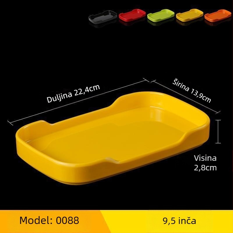 Melamin zdjela – u obliku izvanzemljaka, jednofarbni uzorak, glazirana površina, ispis logotipa i mogućnost prilagodbe, za odrasle, jednostavan stil