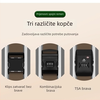 Najlonski remen za prtljagu — protiv krađe, otporan na potres, smanjenje opterećenja, dodaci za prtljagu