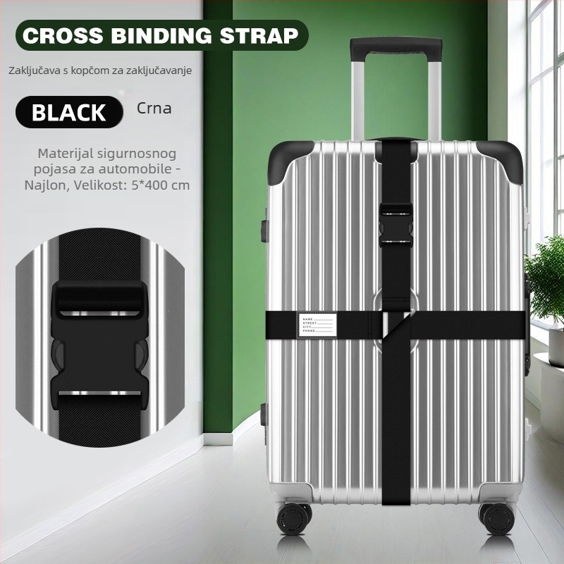 Najlonski remen za prtljagu — protiv krađe, otporan na potres, smanjenje opterećenja, dodaci za prtljagu