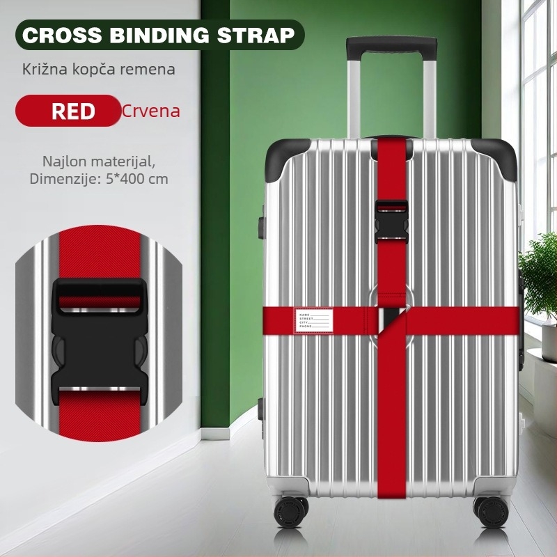 Najlonski remen za prtljagu — protiv krađe, otporan na potres, smanjenje opterećenja, dodaci za prtljagu