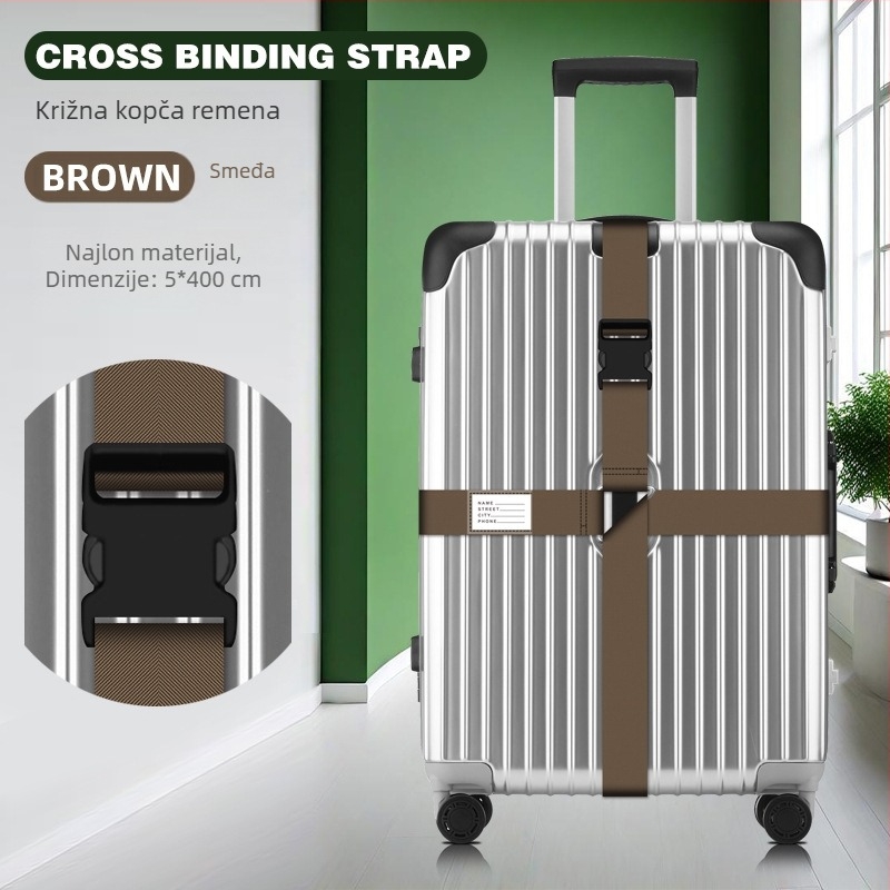 Najlonski remen za prtljagu — protiv krađe, otporan na potres, smanjenje opterećenja, dodaci za prtljagu