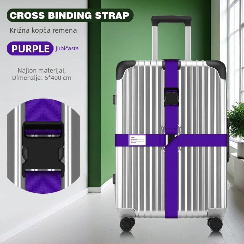 Najlonski remen za prtljagu — protiv krađe, otporan na potres, smanjenje opterećenja, dodaci za prtljagu