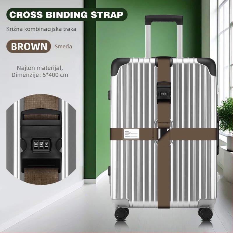 Najlonski remen za prtljagu — protiv krađe, otporan na potres, smanjenje opterećenja, dodaci za prtljagu