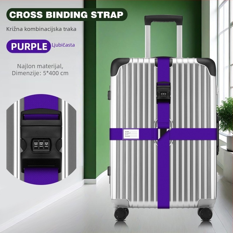 Najlonski remen za prtljagu — protiv krađe, otporan na potres, smanjenje opterećenja, dodaci za prtljagu