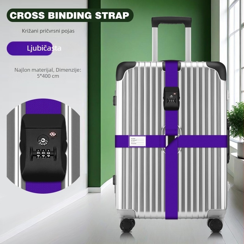 Najlonski remen za prtljagu — protiv krađe, otporan na potres, smanjenje opterećenja, dodaci za prtljagu