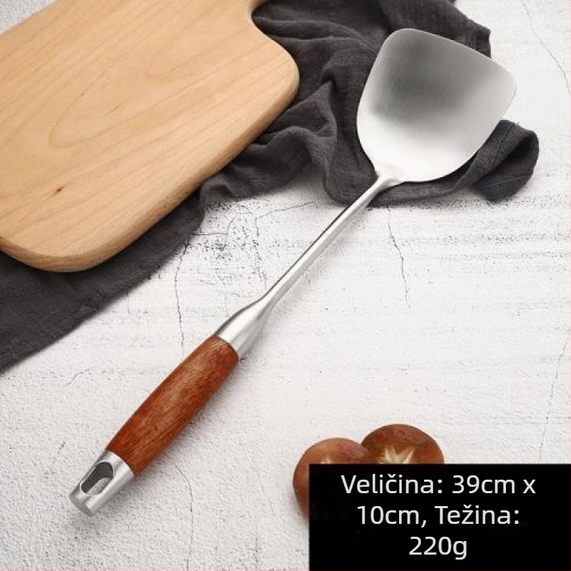Nehrđajući čelična žlica za juhu s dugim držalom za posluživanje juhe i kaše
