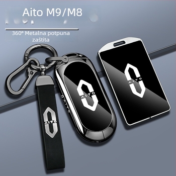 Kućište za ključ automobila Huawei M9, M7, M5 Ultra i M8 – cink legura, vrhunska kvaliteta
