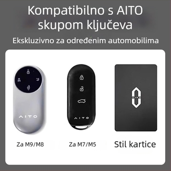 Kućište za ključ automobila Huawei M9, M7, M5 Ultra i M8 – cink legura, vrhunska kvaliteta