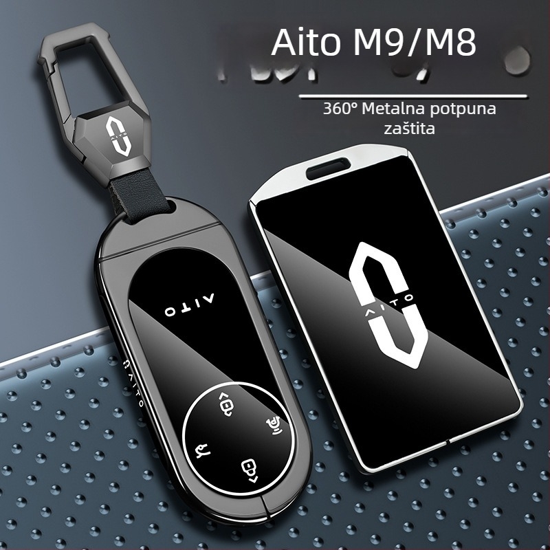 Kućište za ključ automobila Huawei M9, M7, M5 Ultra i M8 – cink legura, vrhunska kvaliteta