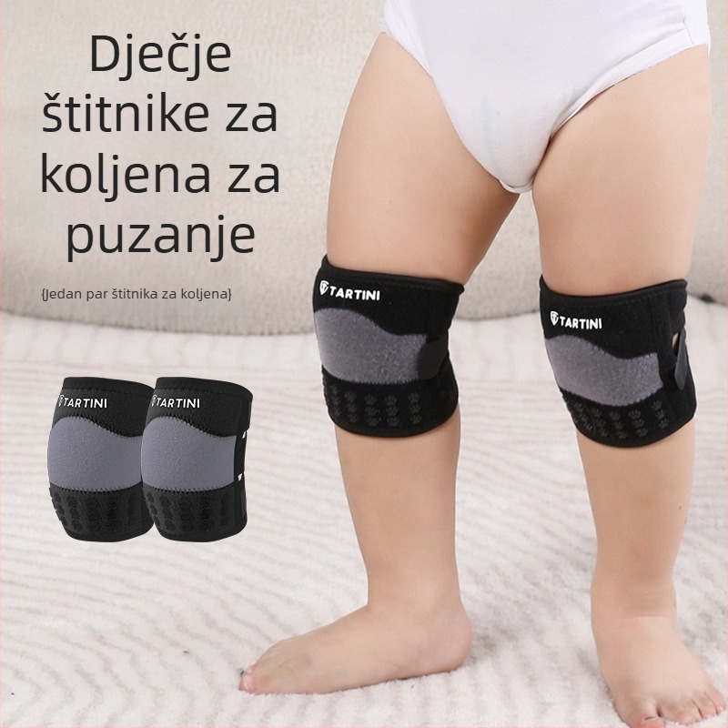Bebe štitnici za koljena, štitnici za laktove i dlanove, prozračni, protuklizni, prilagodljivi