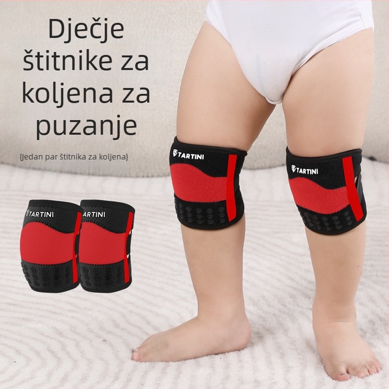 Bebe štitnici za koljena, štitnici za laktove i dlanove, prozračni, protuklizni, prilagodljivi