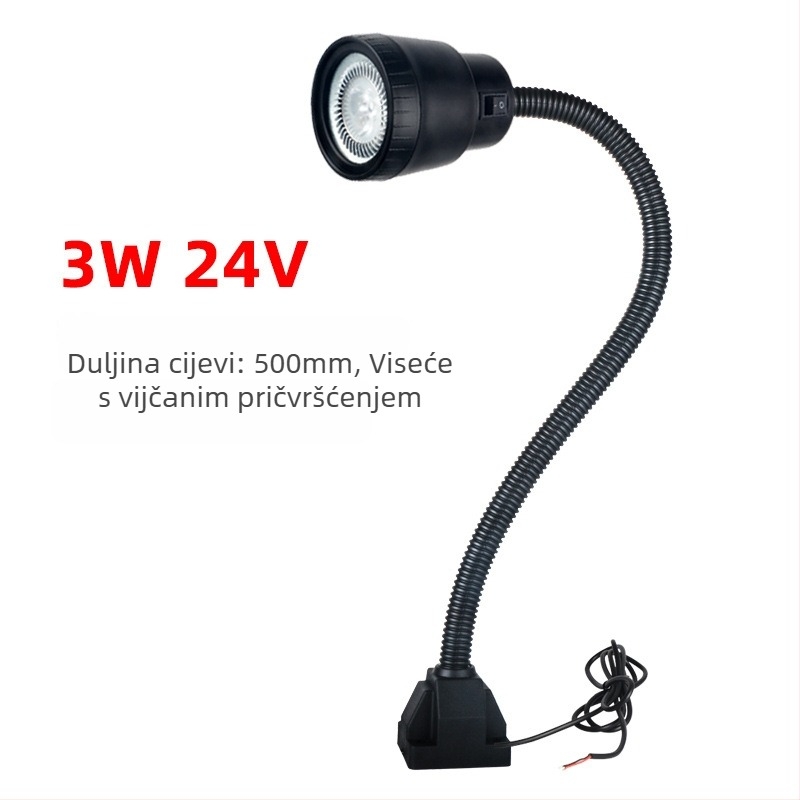 Lampa za strojeve – LED, magnetsko pričvršćivanje, dvostruka napetost 24V/220V (Brand: Nine; Authorized private brands: Yes; Type: Lamps)