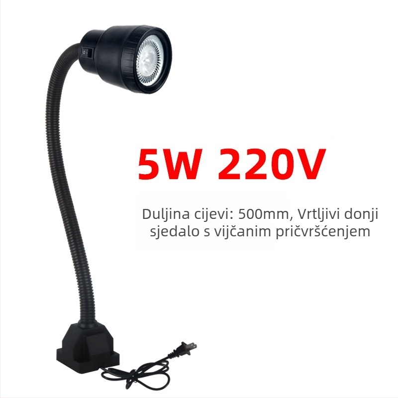 Lampa za strojeve – LED, magnetsko pričvršćivanje, dvostruka napetost 24V/220V (Brand: Nine; Authorized private brands: Yes; Type: Lamps)