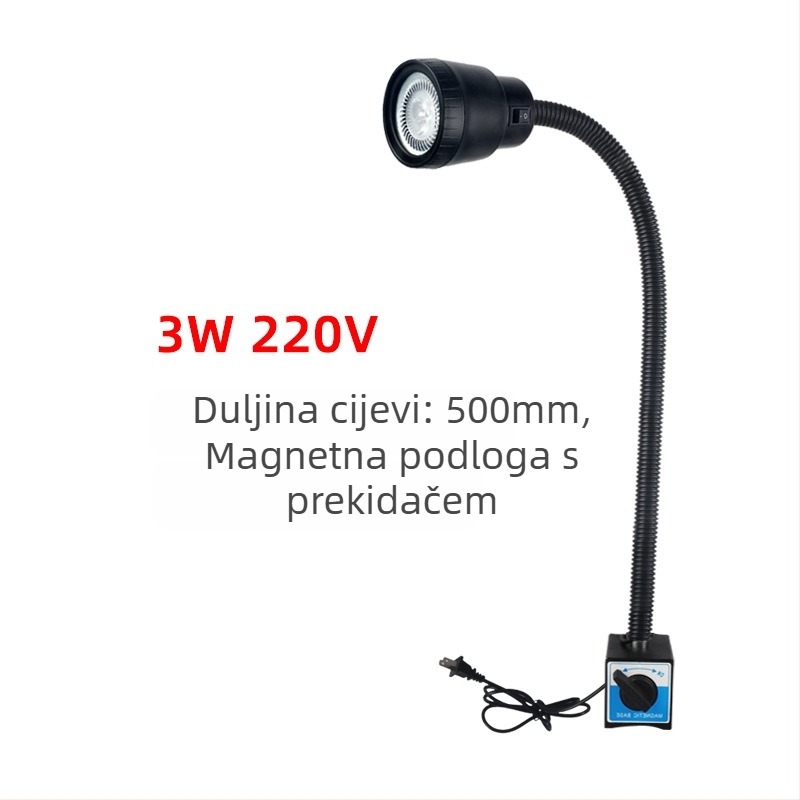 Lampa za strojeve – LED, magnetsko pričvršćivanje, dvostruka napetost 24V/220V (Brand: Nine; Authorized private brands: Yes; Type: Lamps)