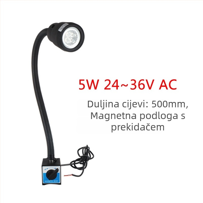 Lampa za strojeve – LED, magnetsko pričvršćivanje, dvostruka napetost 24V/220V (Brand: Nine; Authorized private brands: Yes; Type: Lamps)
