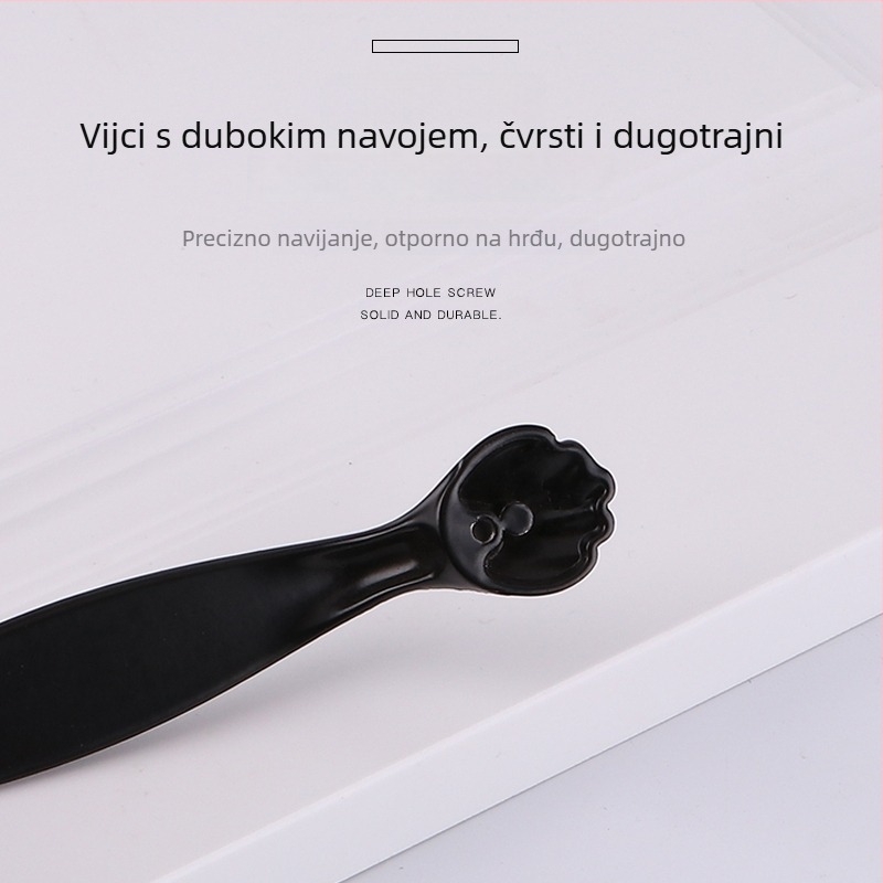 Ručka za vrata ormarića, Space aluminum, moderni minimalistički stil, model 2323