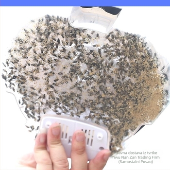 Stroj za uništavanje muha – LED svjetlo; pokrivenost 10 m²; ručni električni šok; bez ugrađene baterije; netoksičan