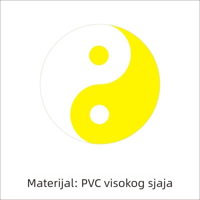 Samozaljepiva naljepnica za mobilni telefon s motivom Tai Chi osam dijagrama, taoistička feng šui umjetnost; papir s premazom; mogućnost prilagodbe
