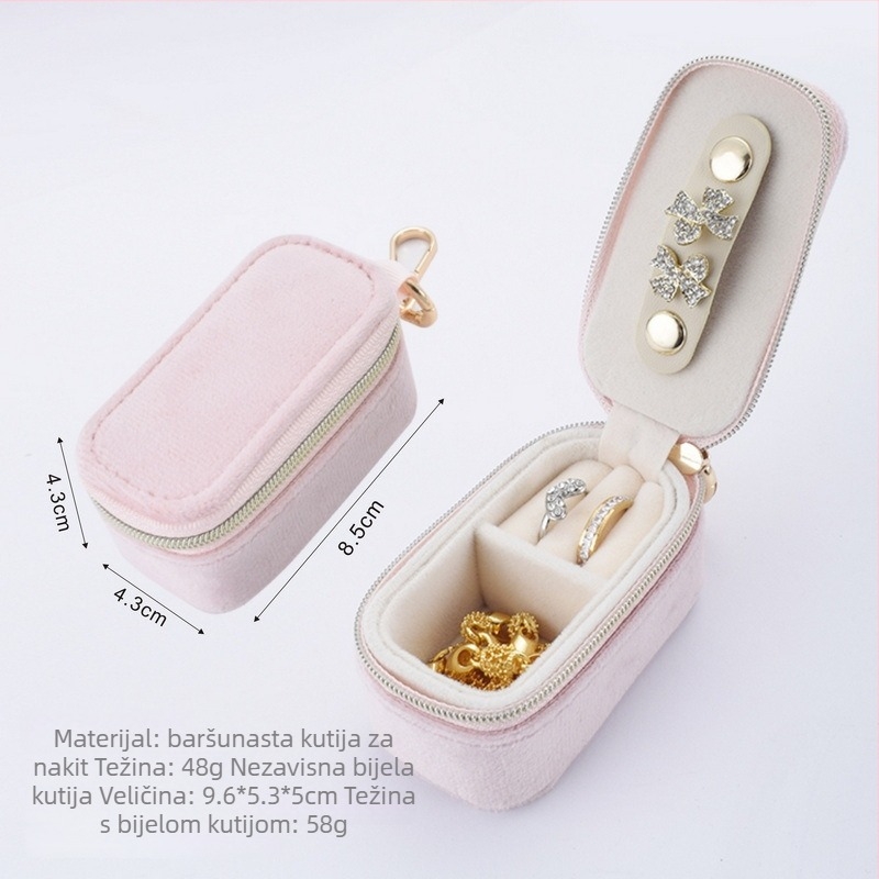 Kutija za nakit, moderan minimalistički stil, čvrsta konstrukcija, jedinstven uzorak