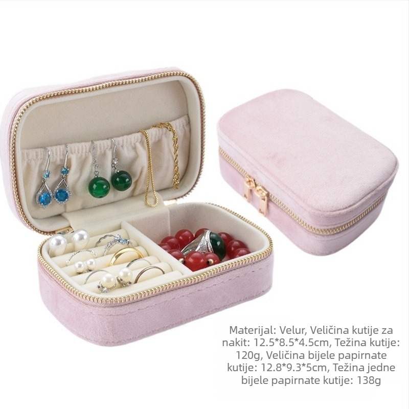 Kutija za nakit, moderan minimalistički stil, čvrsta konstrukcija, jedinstven uzorak