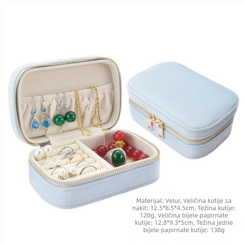 Kutija za nakit, moderan minimalistički stil, čvrsta konstrukcija, jedinstven uzorak