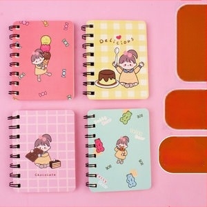 Panda spiralni bilježnica, model A7, 120 stranica, papir 44 g, marka Ieno, Panda serija